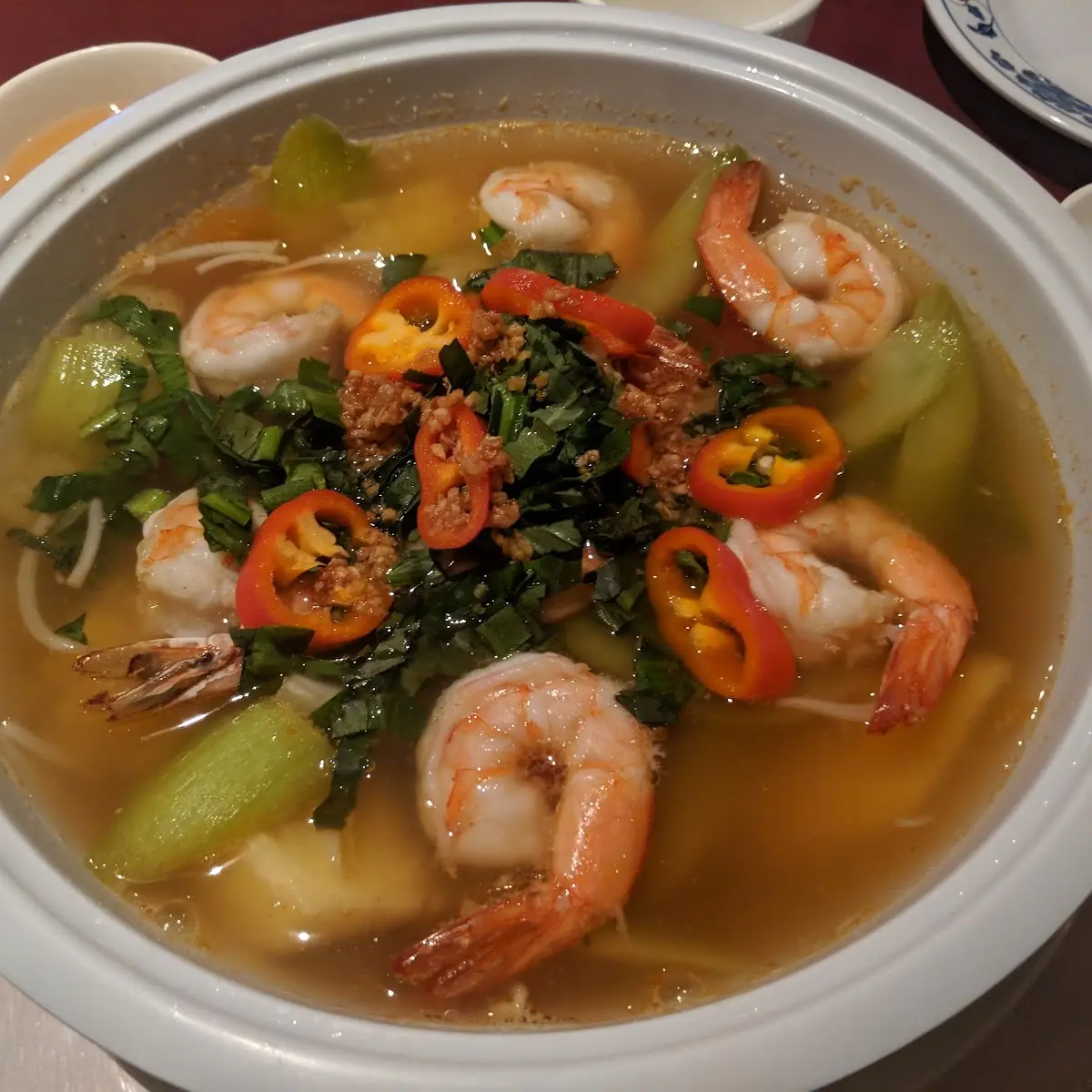 Seafood Udon Noodle Soup