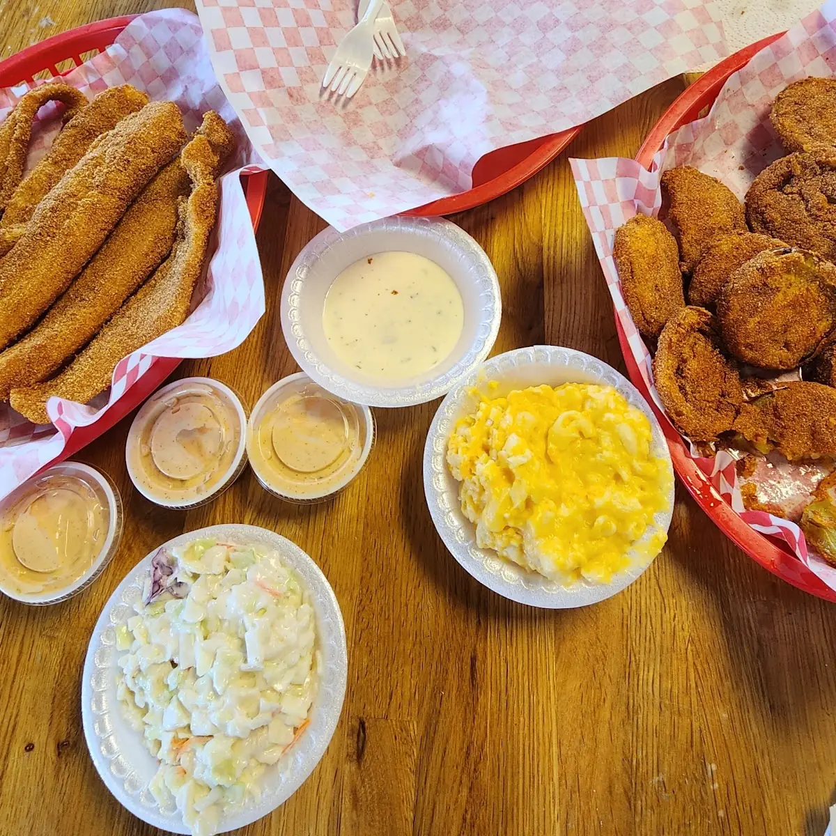 Fried Shrimp and Oysters