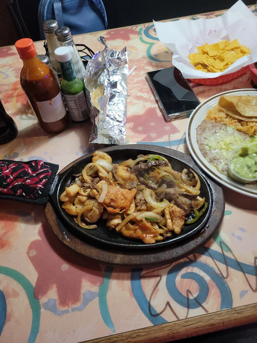 Steak Chicken & Shrimp