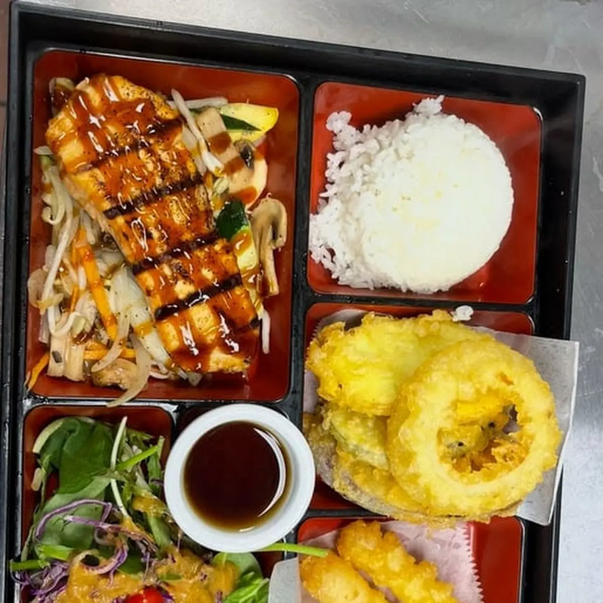 Shrimp Teriyaki Bento