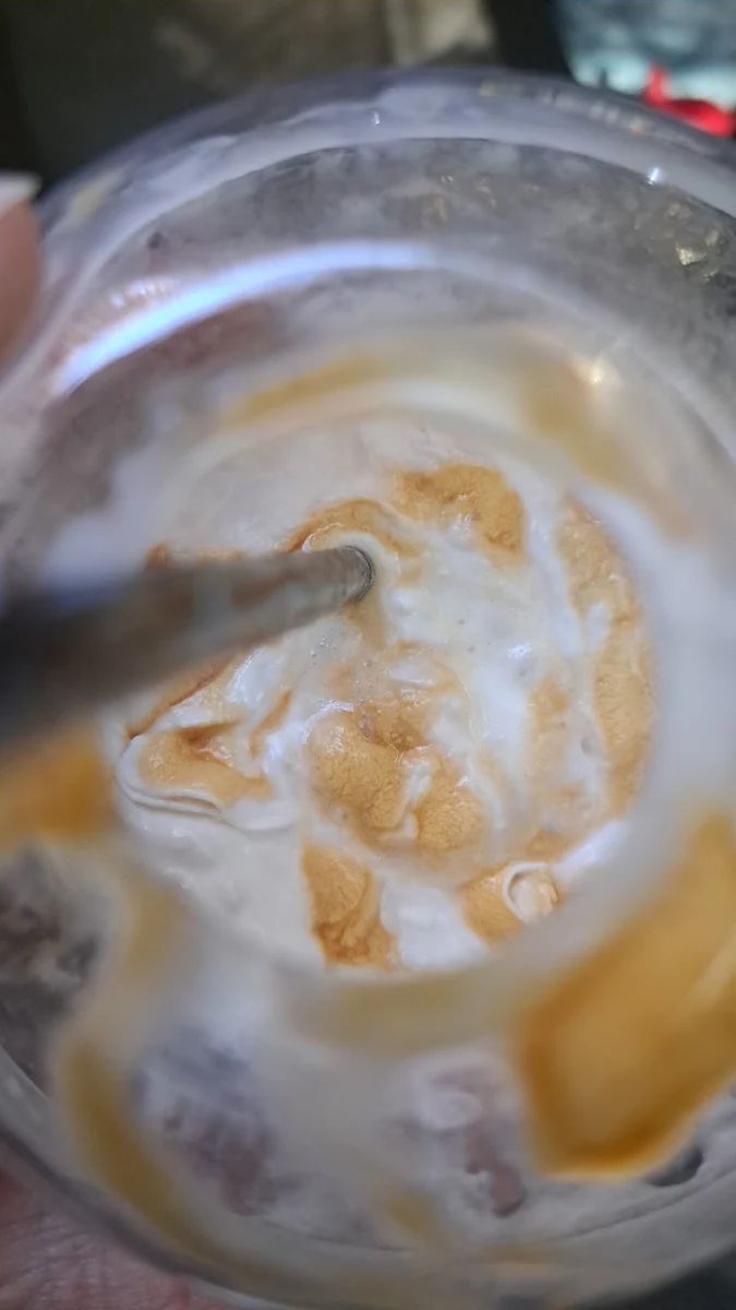 Caramel Frappe with Whipped Cream