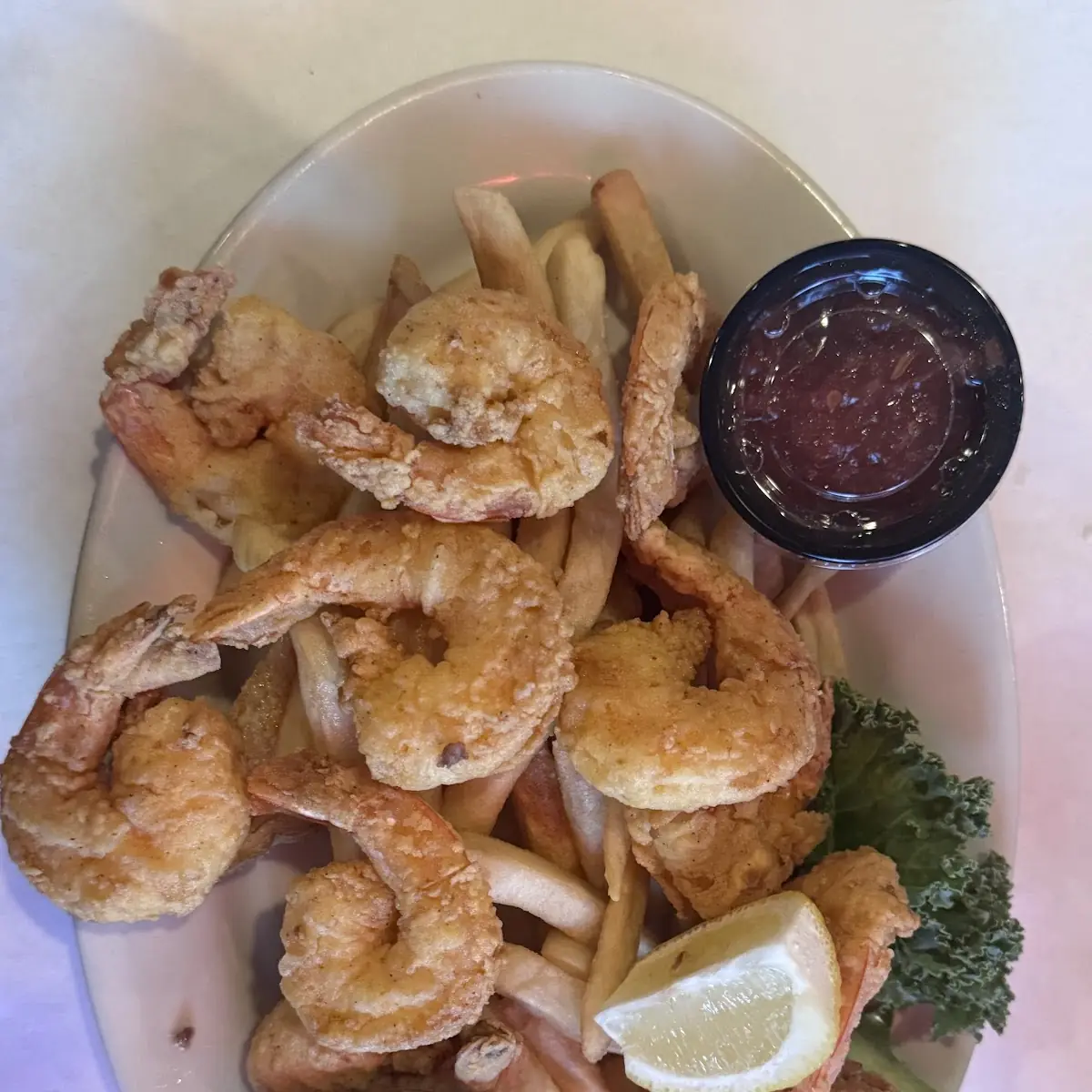 Fried Shrimp Platter