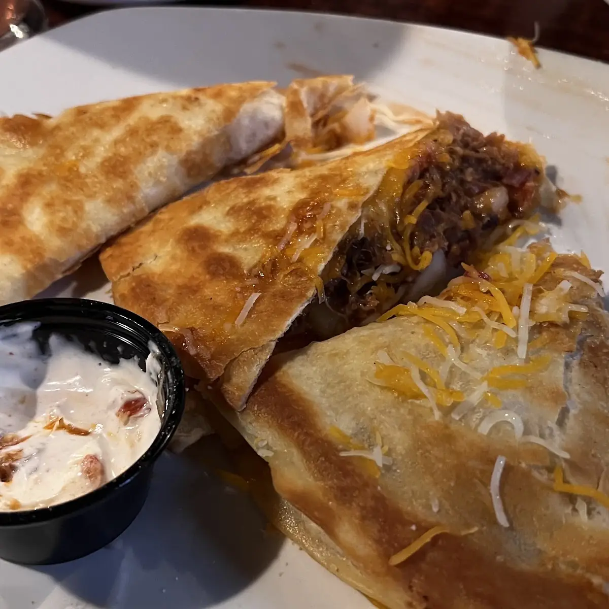 Steak or Chicken Quesadilla Sonora