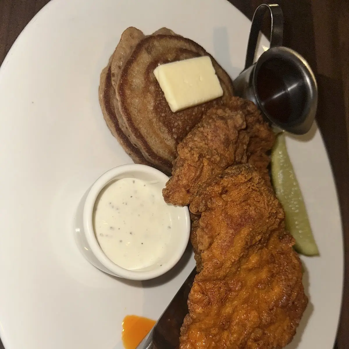 Nashville Hot Chicken and Pancakes