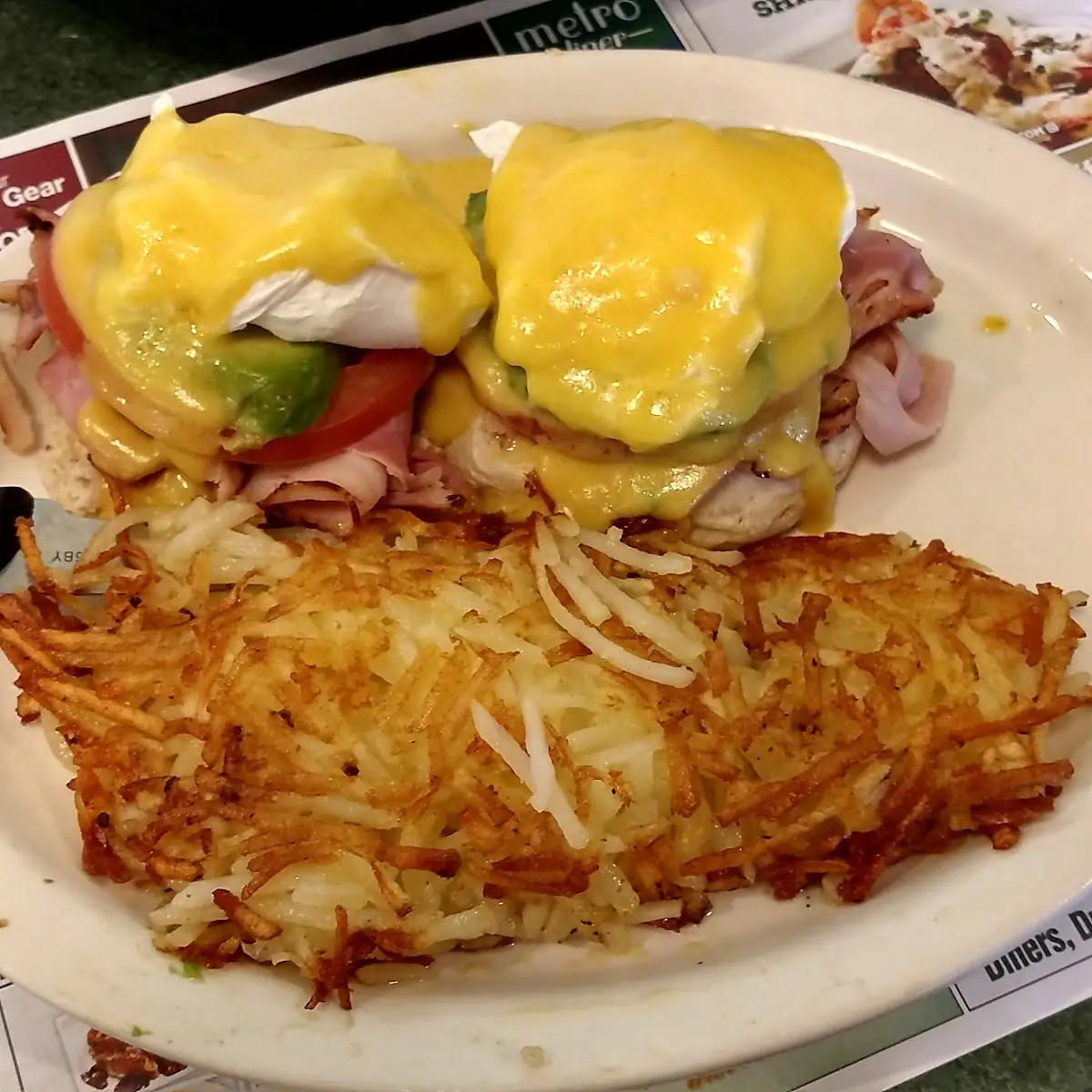 Eggs Benedict Hashbrowns