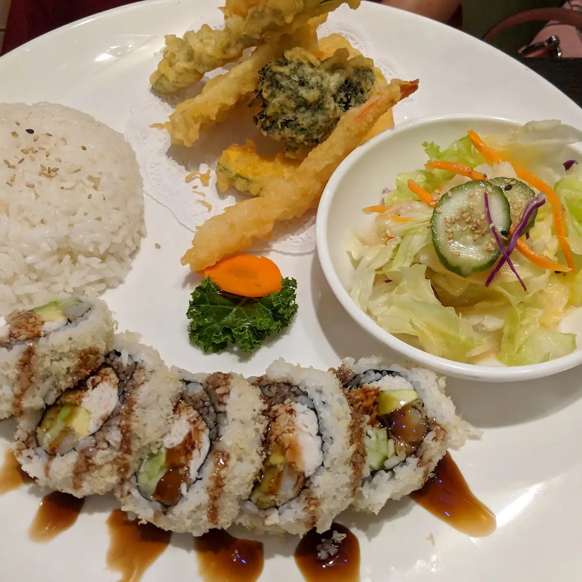 California Roll and Vegetable Tempura Roll