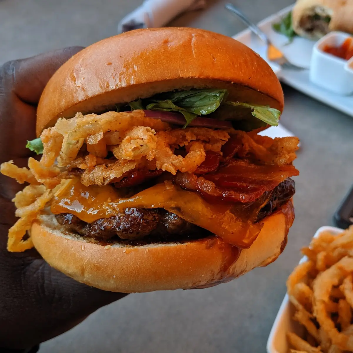 Bacon Cheddar BBQ Burger