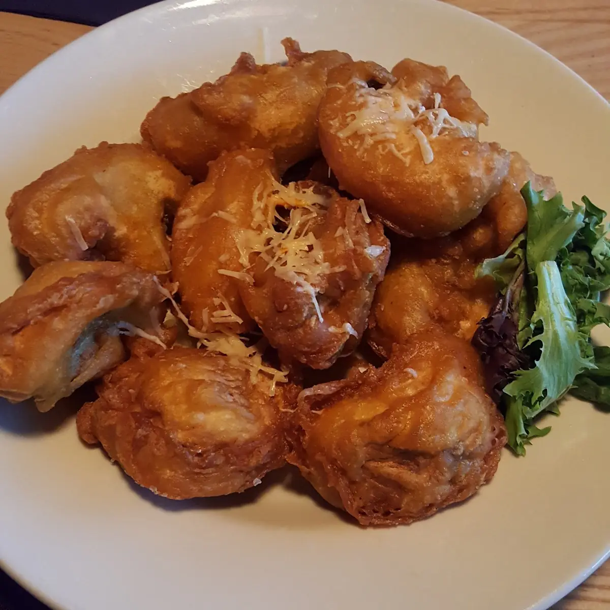 Beer Battered Mushrooms or Onion Rings