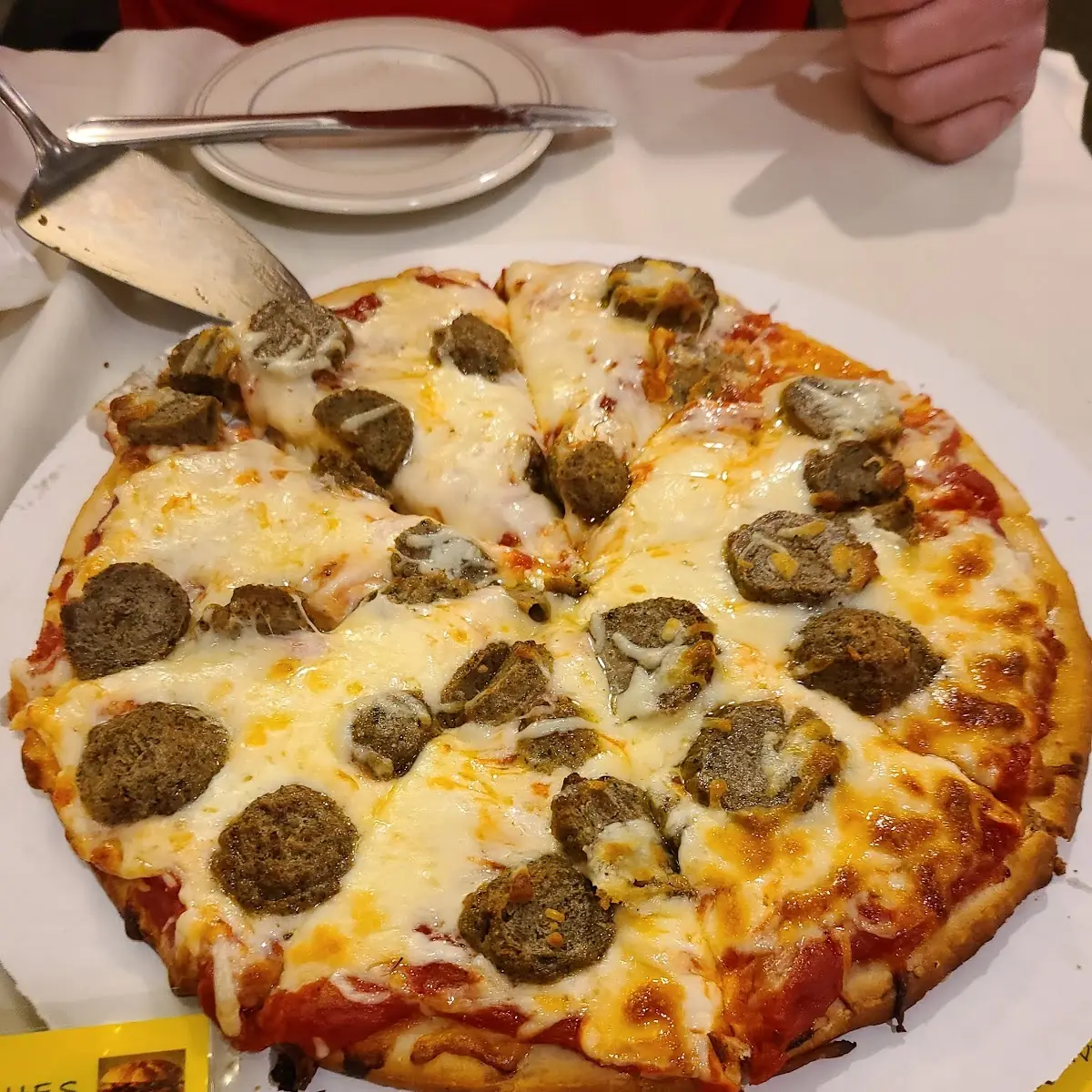 Meatball Pizza