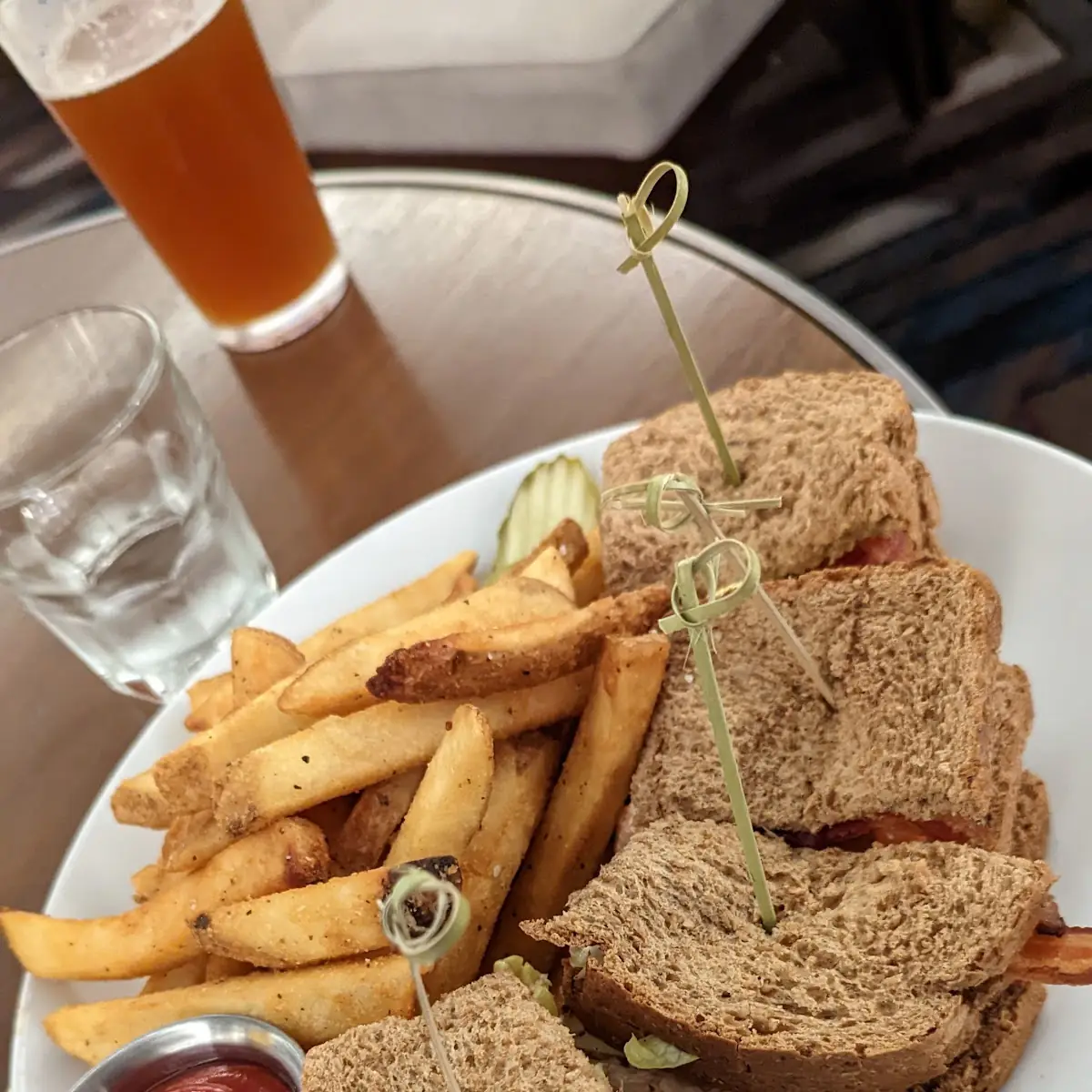 Triple Layer Turkey Club Sandwich