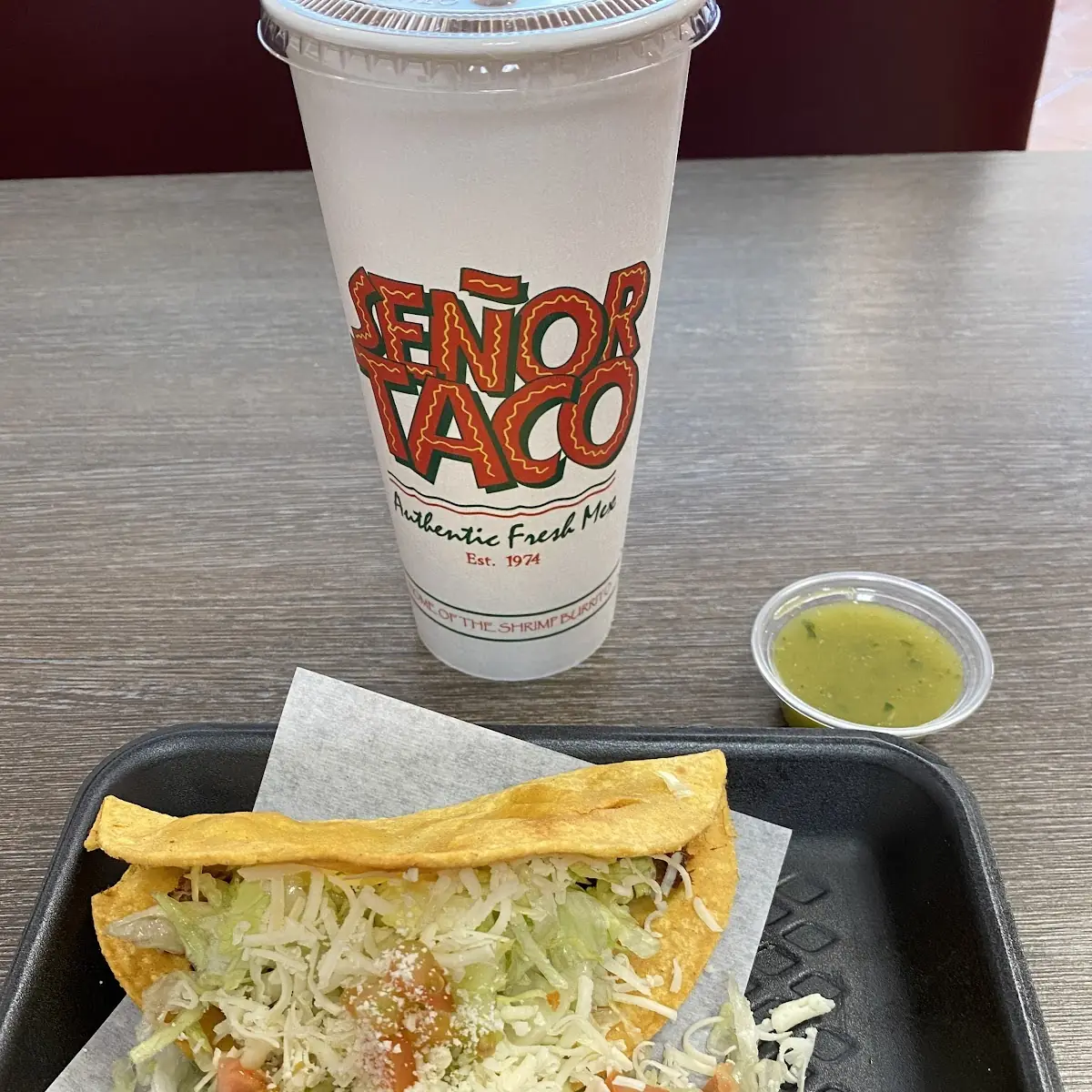 Hard Shell Taco with Shredded Beef
