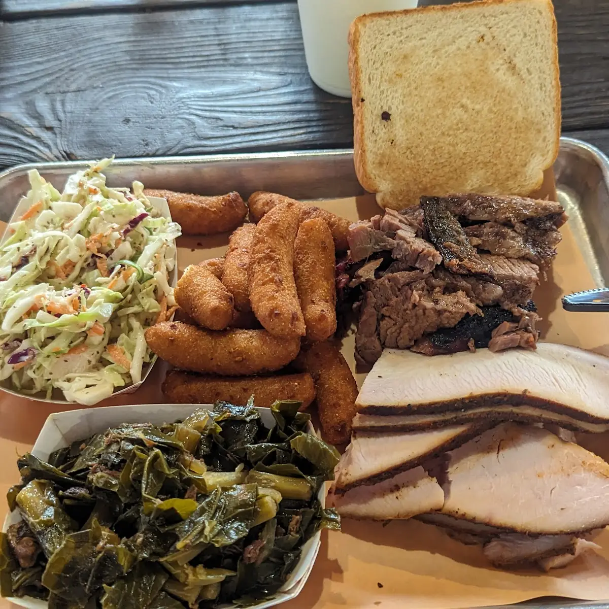 Ribs Collards Mac N Cheese