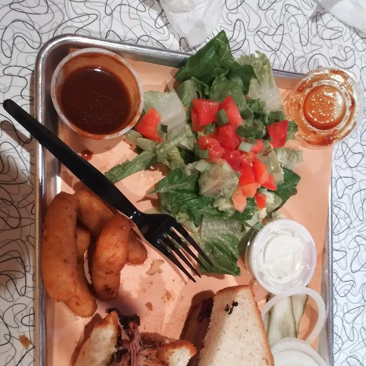 Sliced Brisket Sandwich
