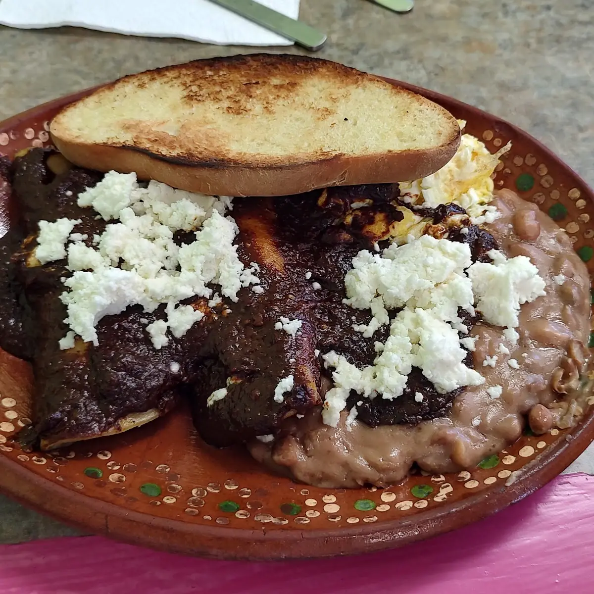 Enchiladas De Mole Poblano
