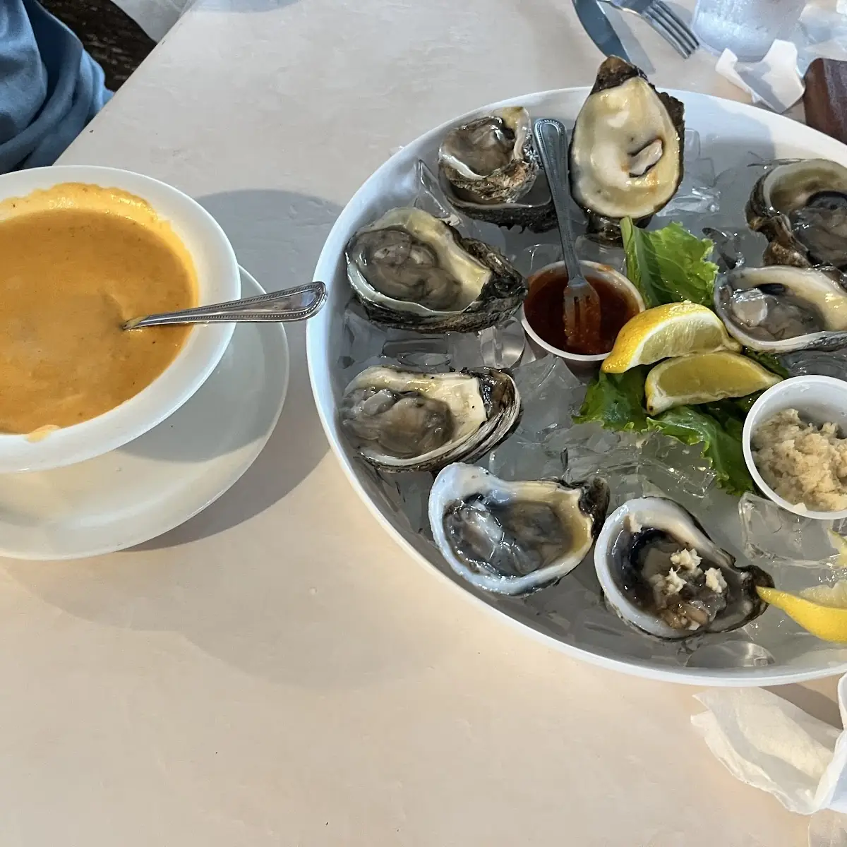 Raw Oysters on the Half Shell