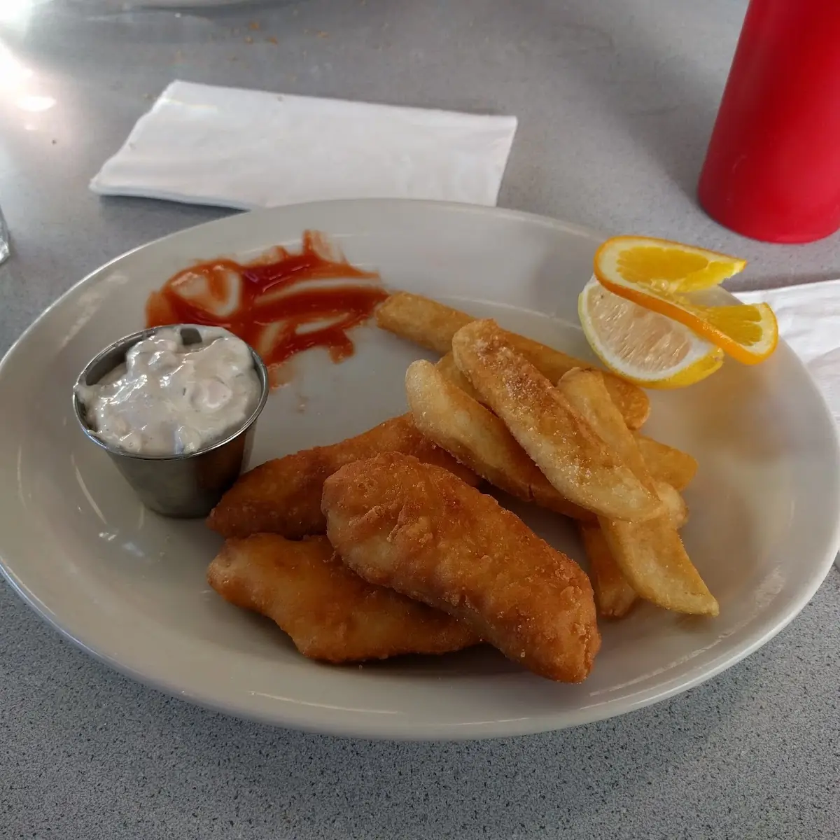 Signature Hand Dipped Beer Battered Cod & Chips