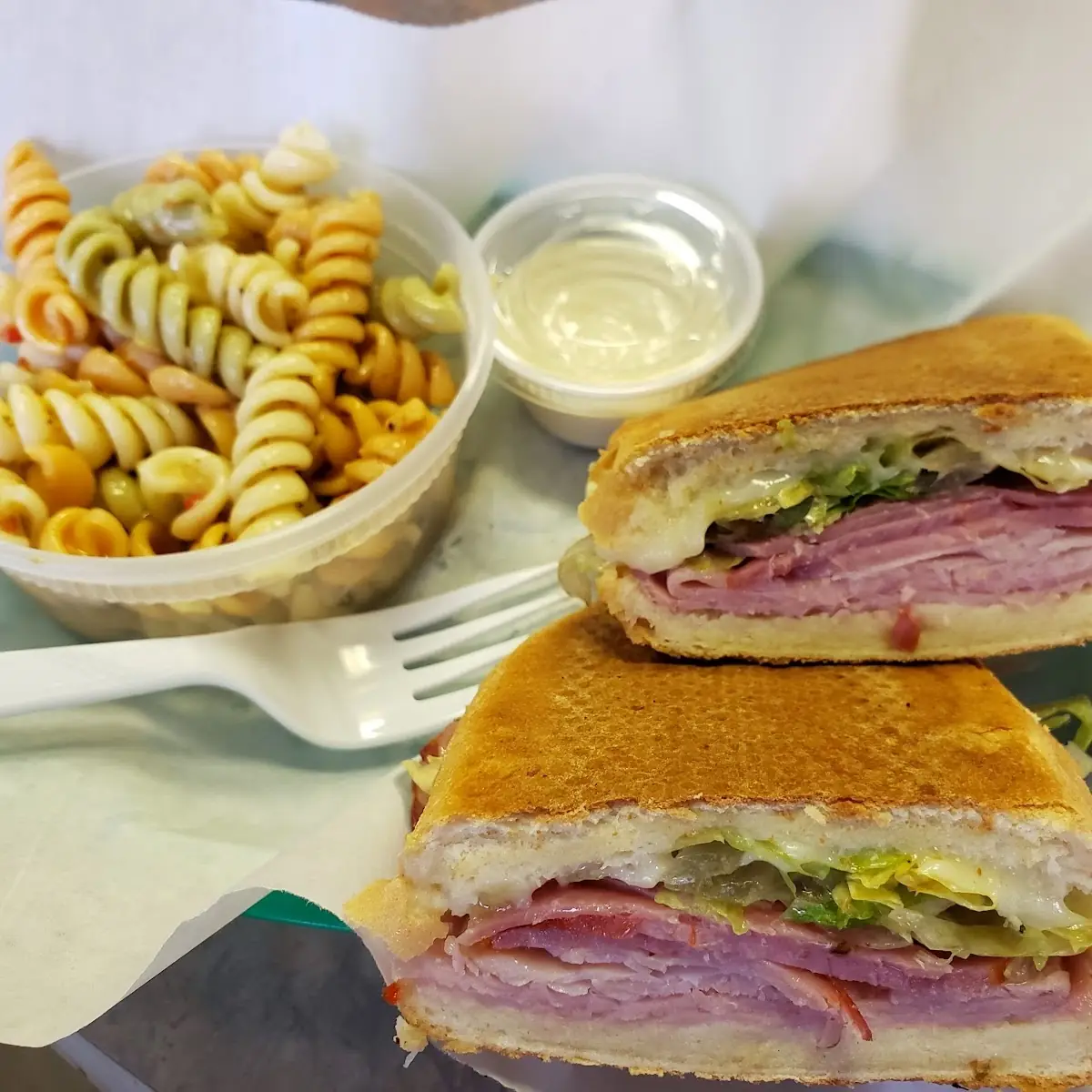 Italian Sub and Pasta Salad Combo