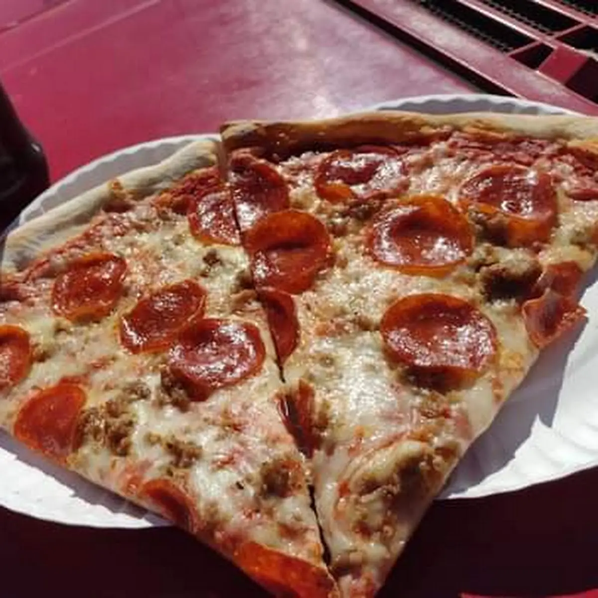Sausage and Pepperoni Pizza