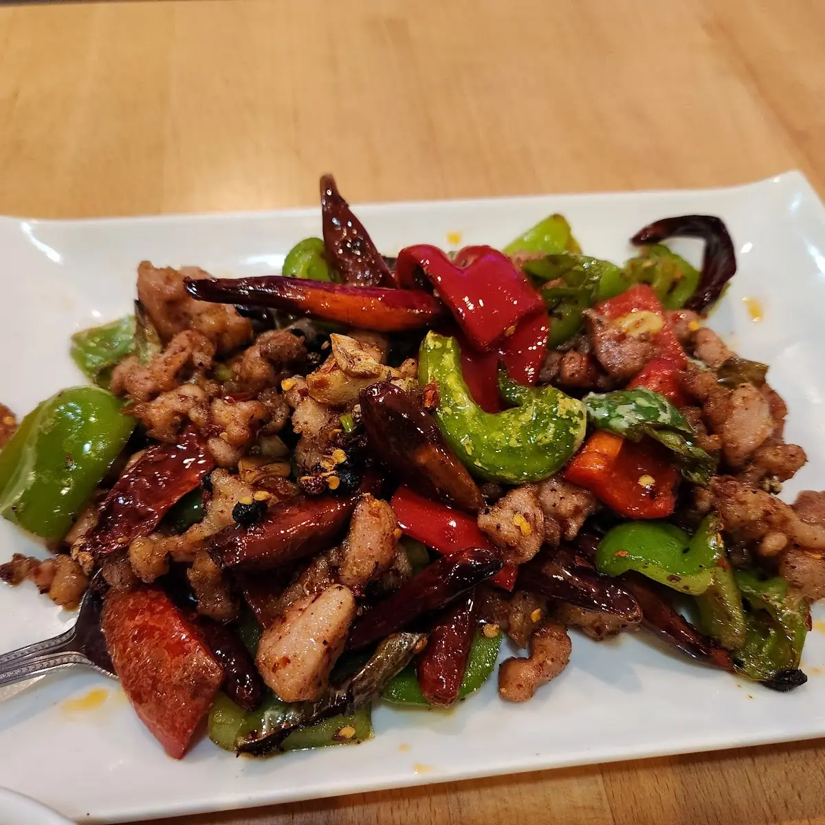 Tri-Pepper Chicken