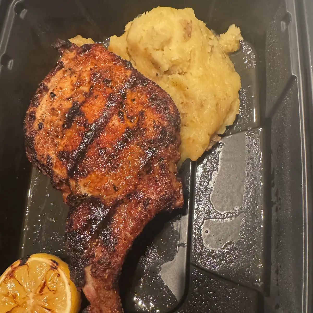 Wood-Grilled Dry-Rubbed Pork Chop
