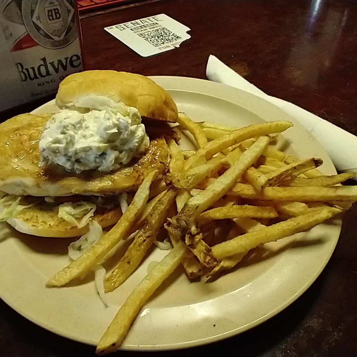 Cream Cheese and Green Chile Chicken Sandwich