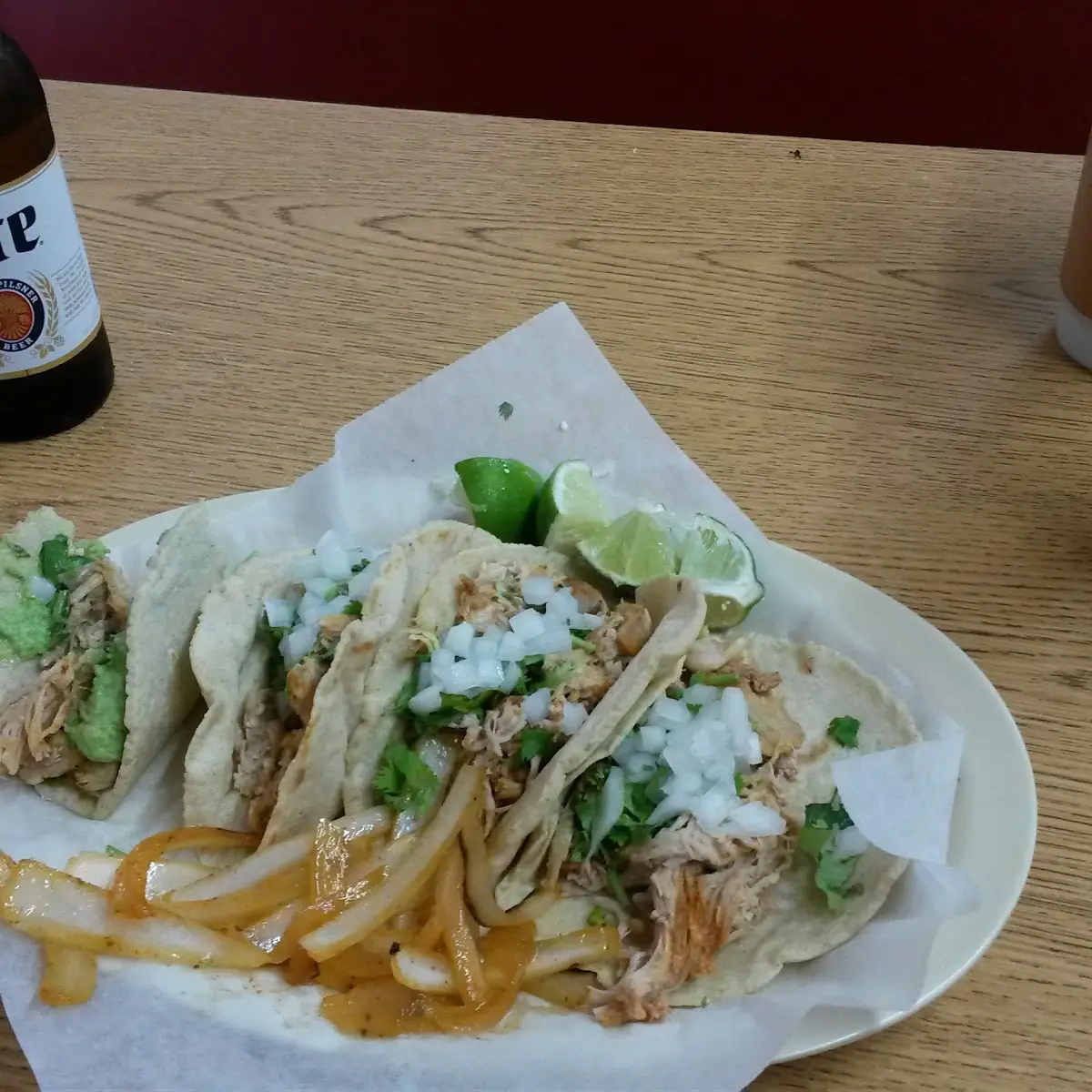 Chicken Taco with Rice & Beans