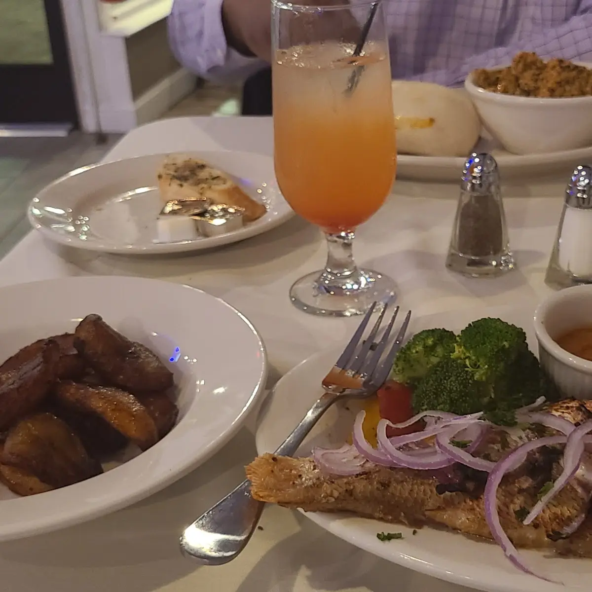 Red Snapper and Fried Plantains