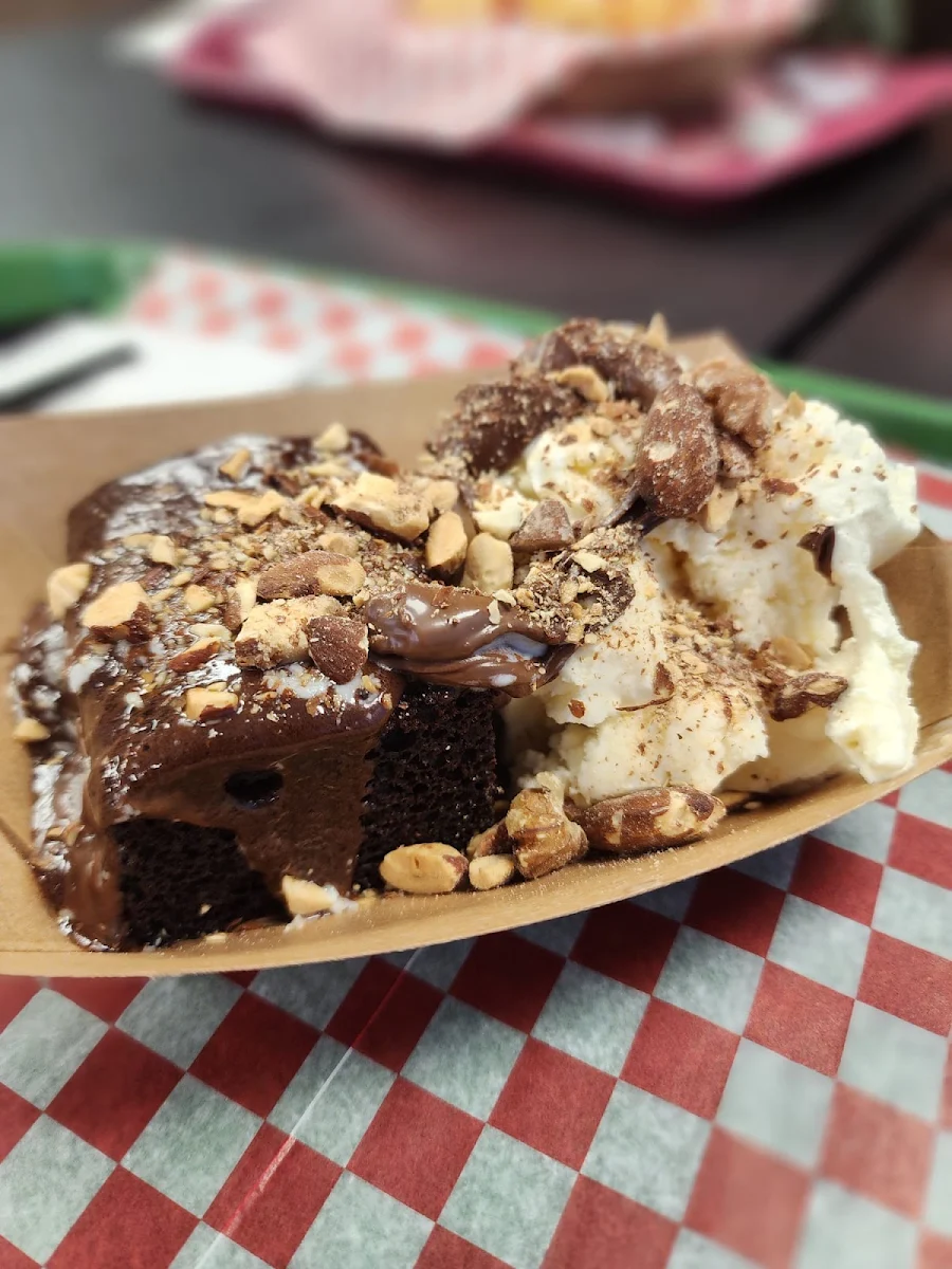 Choco Brownie Platter, The Burger Mechanic - The English Fish and Chips Shop
