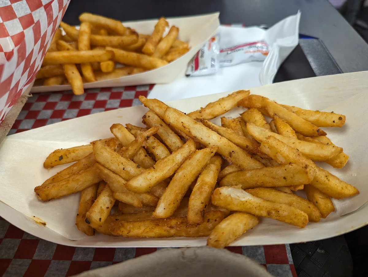 Famous Peri-Peri Fries, The Burger Mechanic - The English Fish and Chips Shop