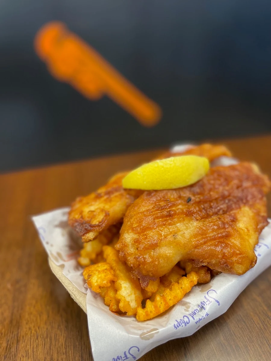 Fish and Chips Cod, The Burger Mechanic - The English Fish and Chips Shop