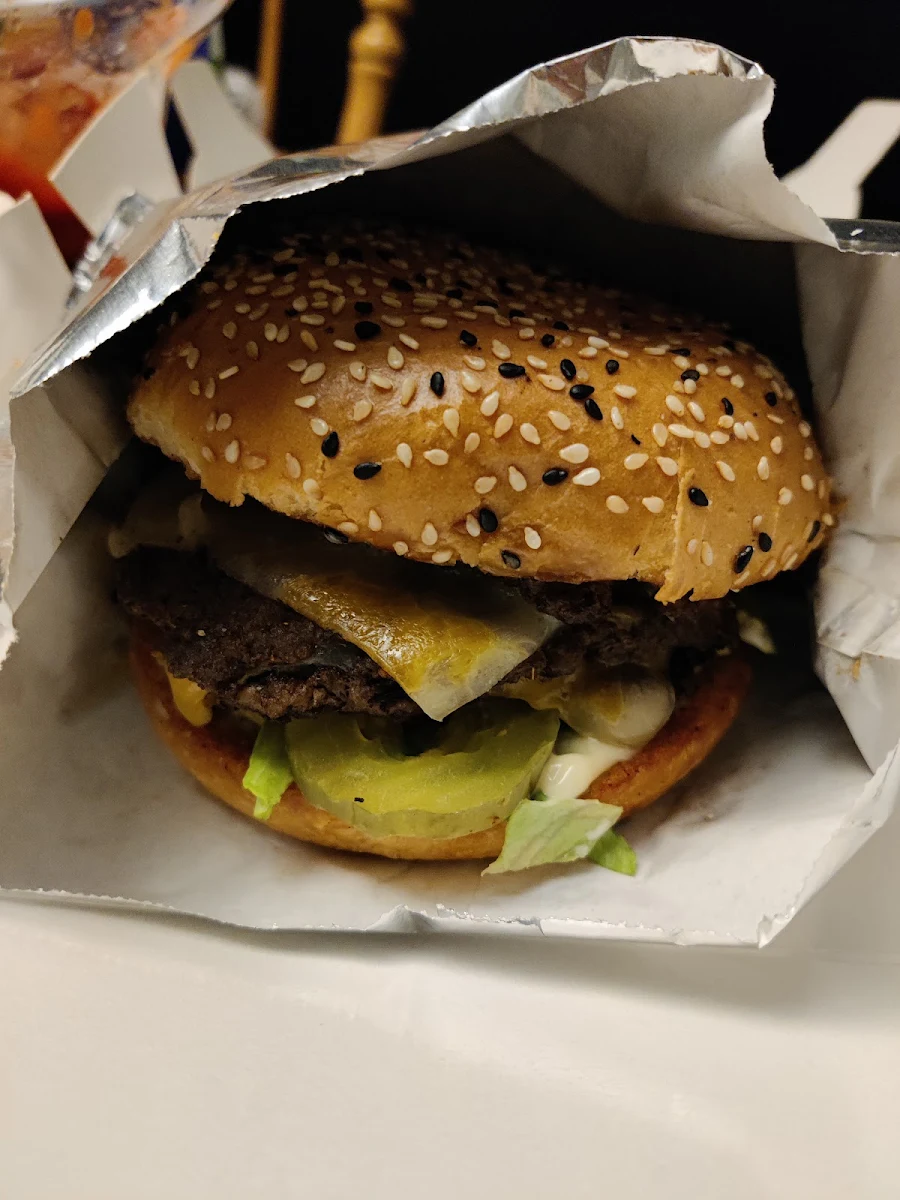 Poutine Beef Burger, The Burger Mechanic - The English Fish and Chips Shop