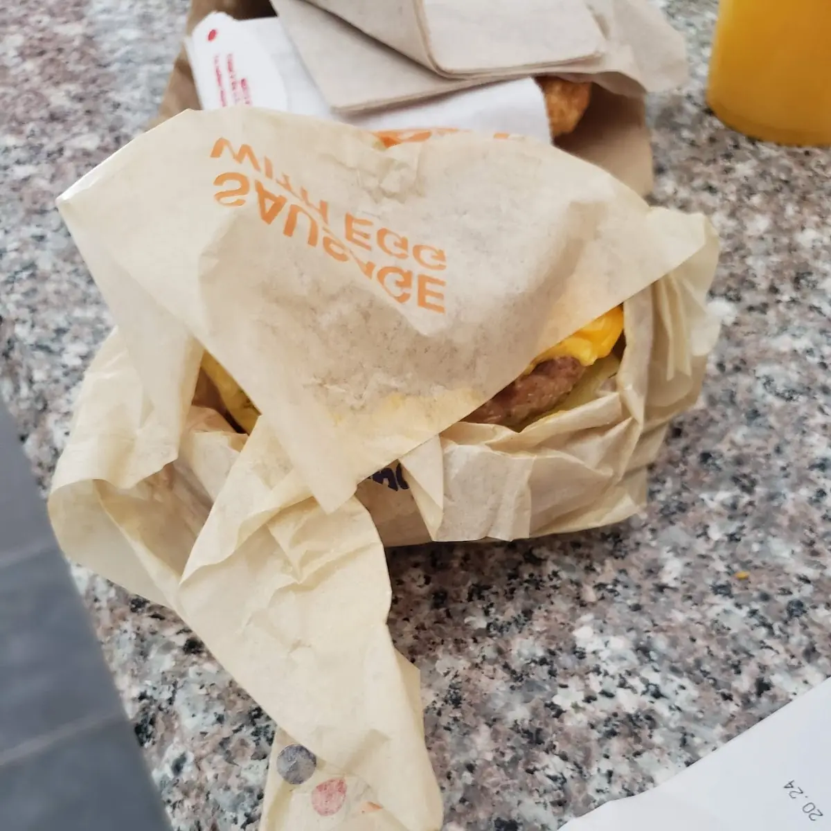 Sausage Egg Mcmuffin Meal