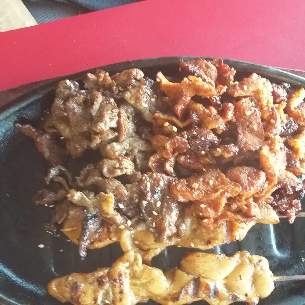 Chicken Beef and Pork Bulgogi