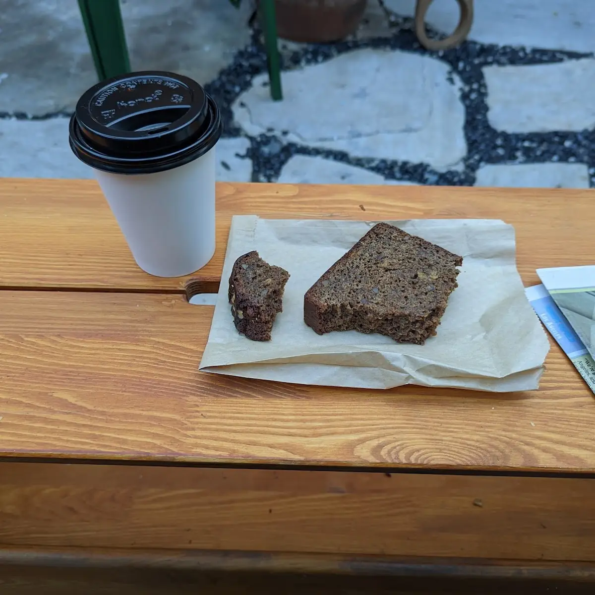 Banana Bread and Medium Roast Coffee
