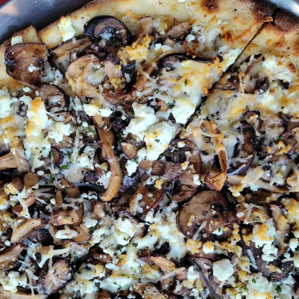 Roasted Mushroom Pizza