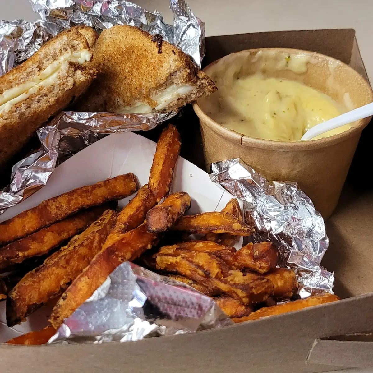Grilled Cheese and Soup