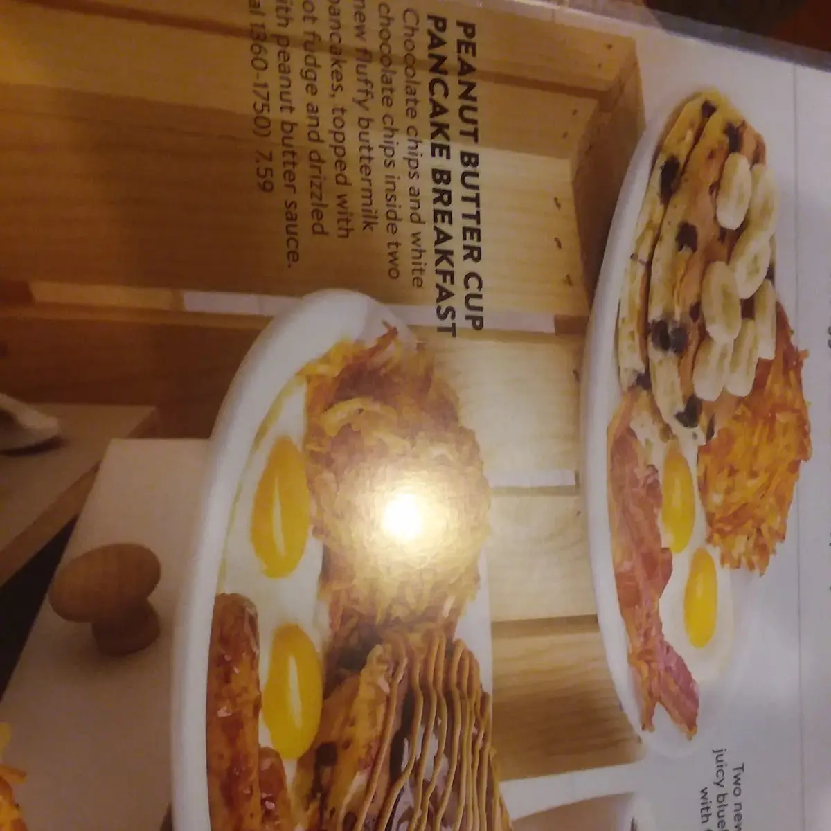 Peanut Butter Cup Pancake Breakfast