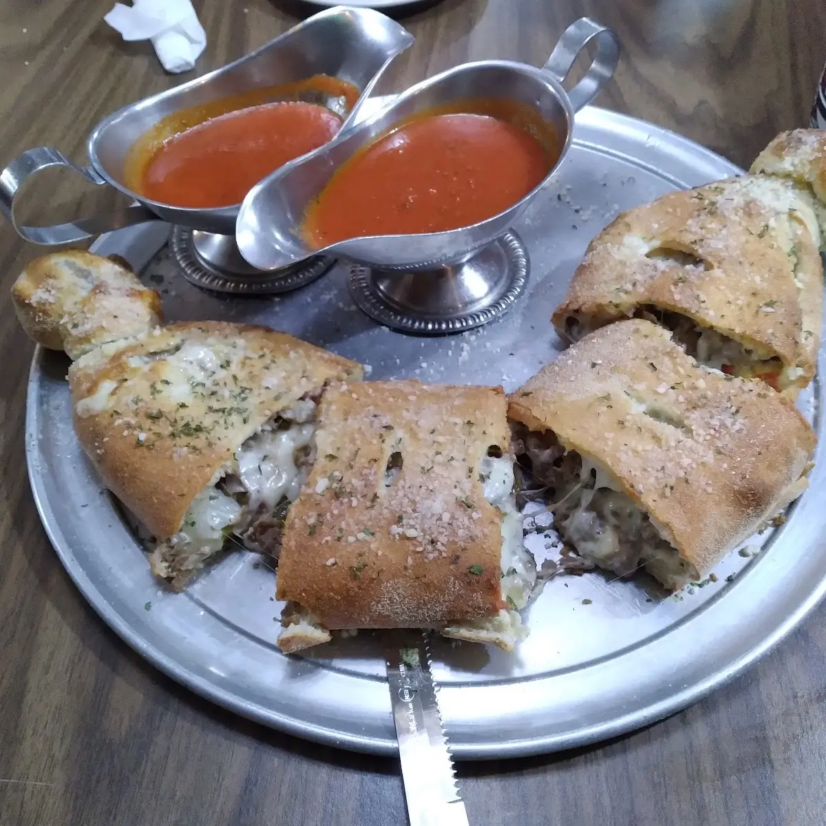 Cheese Steak Calzone