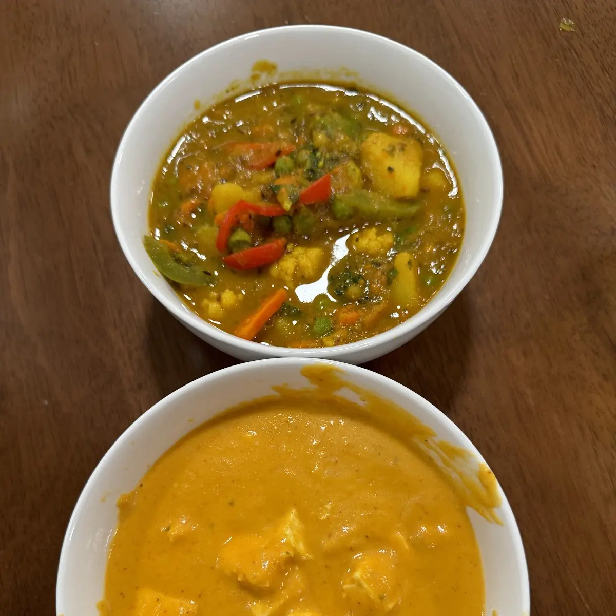 Mix Veg and Shahi Paneer