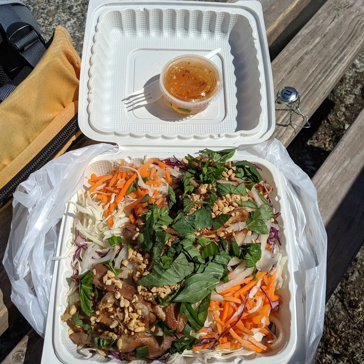 Grilled Chicken Cabbage Salad