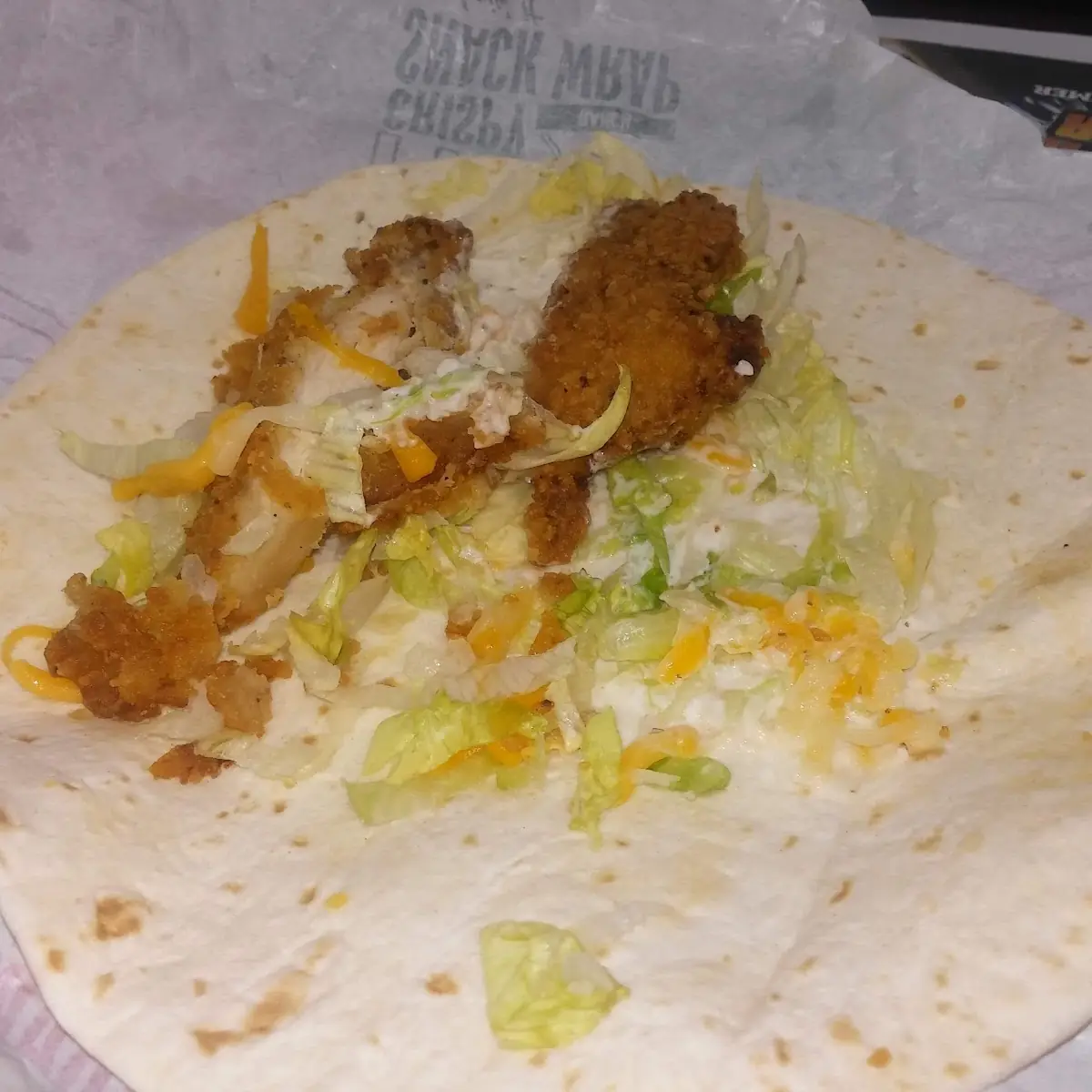 Crispy Chicken Wrap