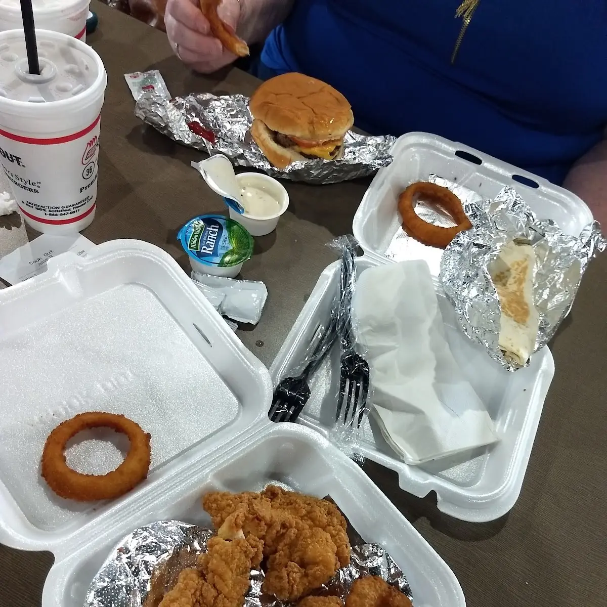 Onion Rings Chicken Strips