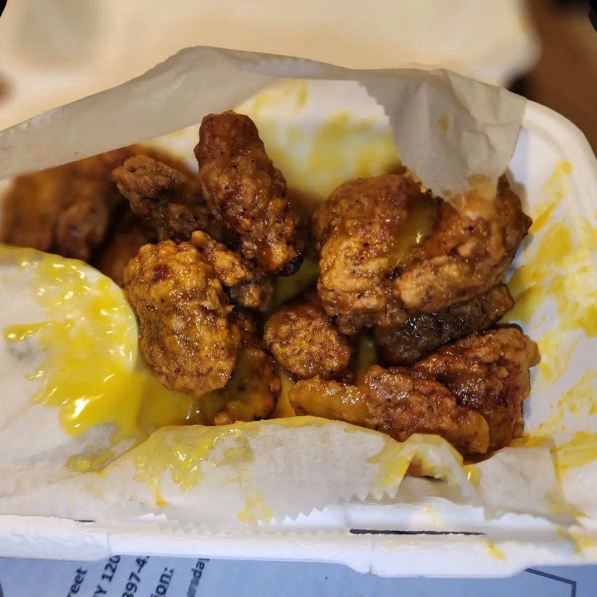 Honey Mustard Boneless Wings