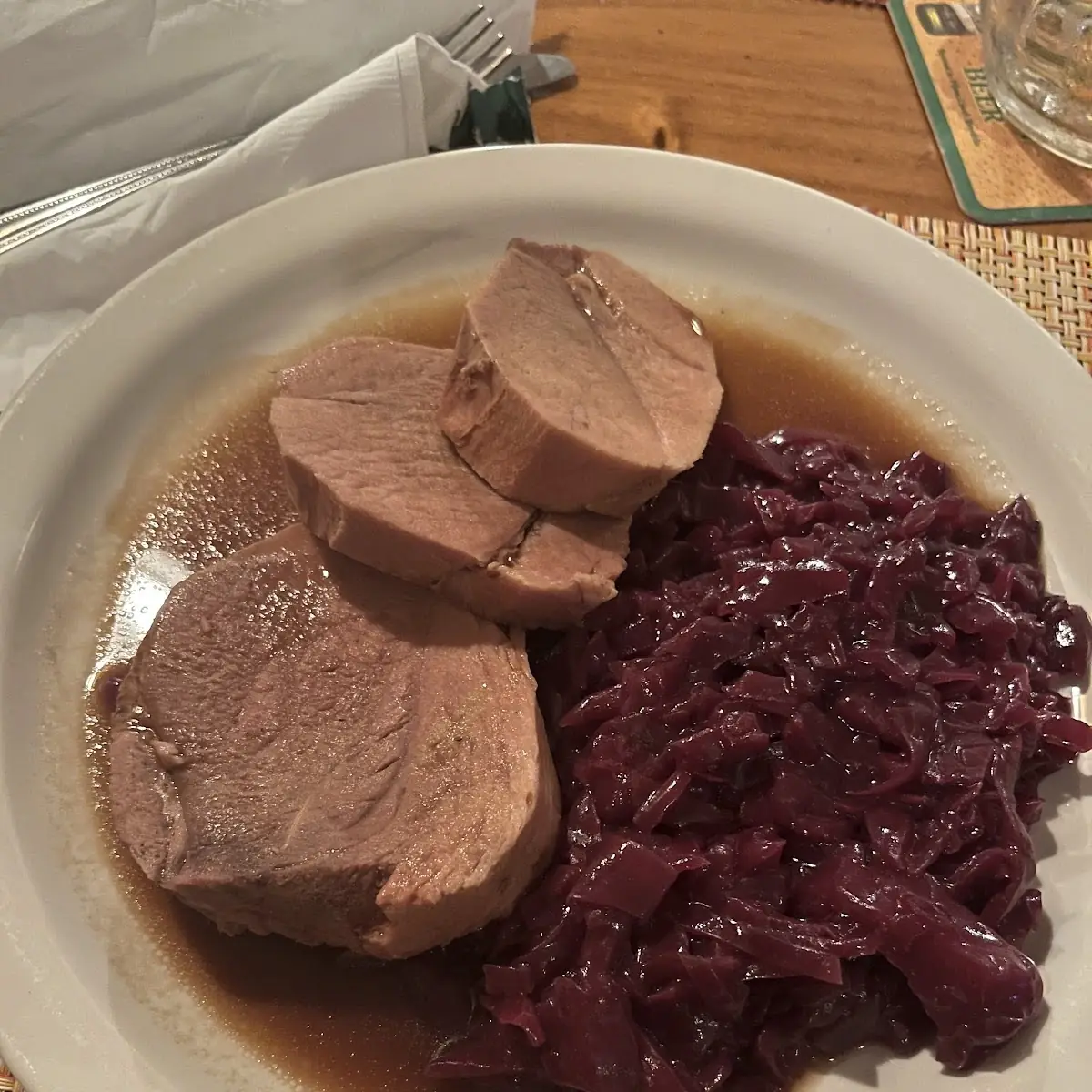 Roast Duck and Red Cabbage