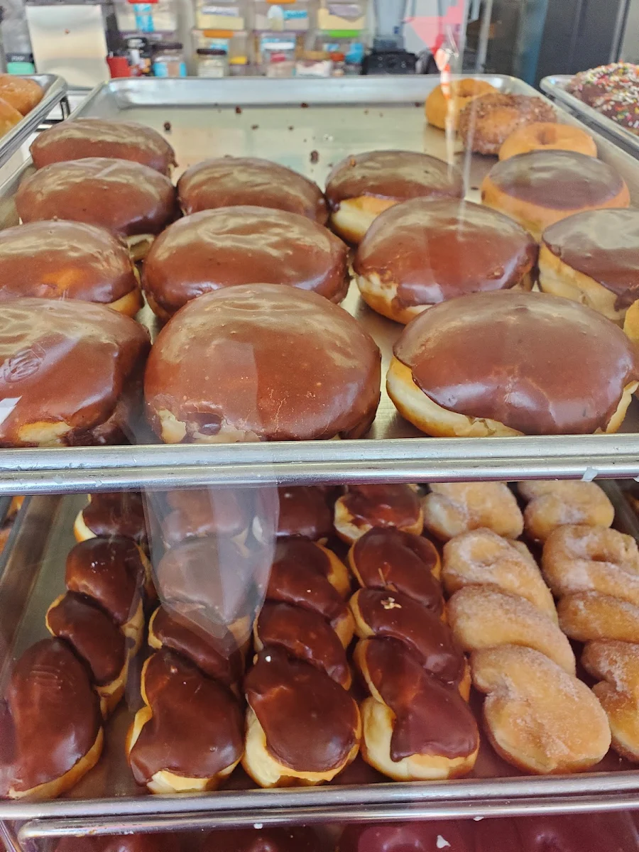 Chocolate Bavarian Cream Donut