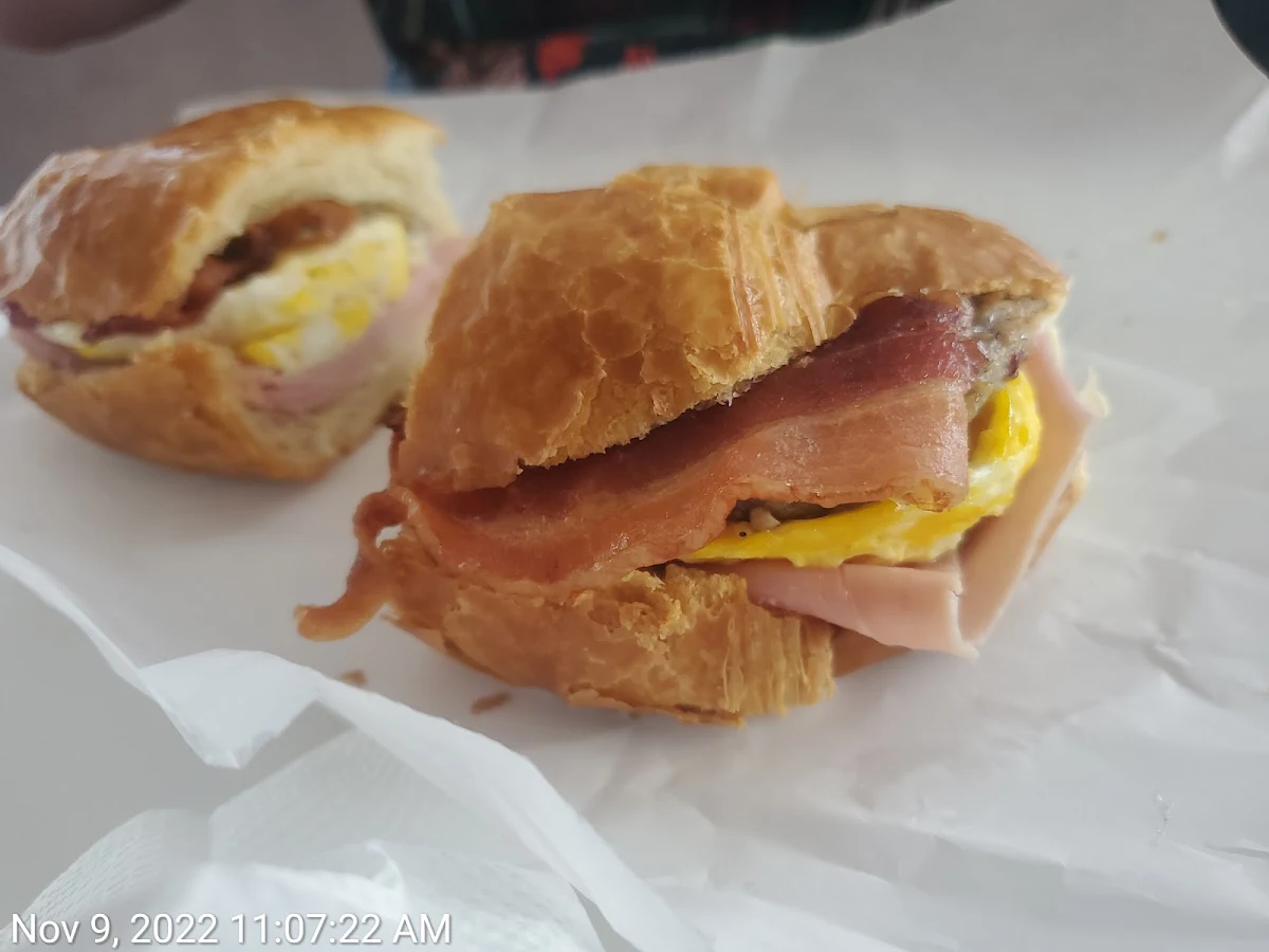 Ham N Cheese Croissant Sandwich