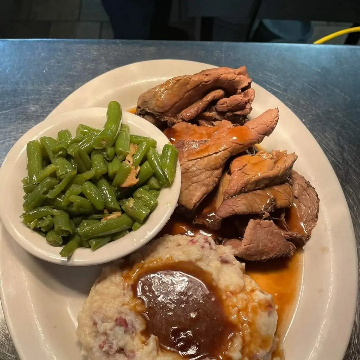 Open Face Roast Beef