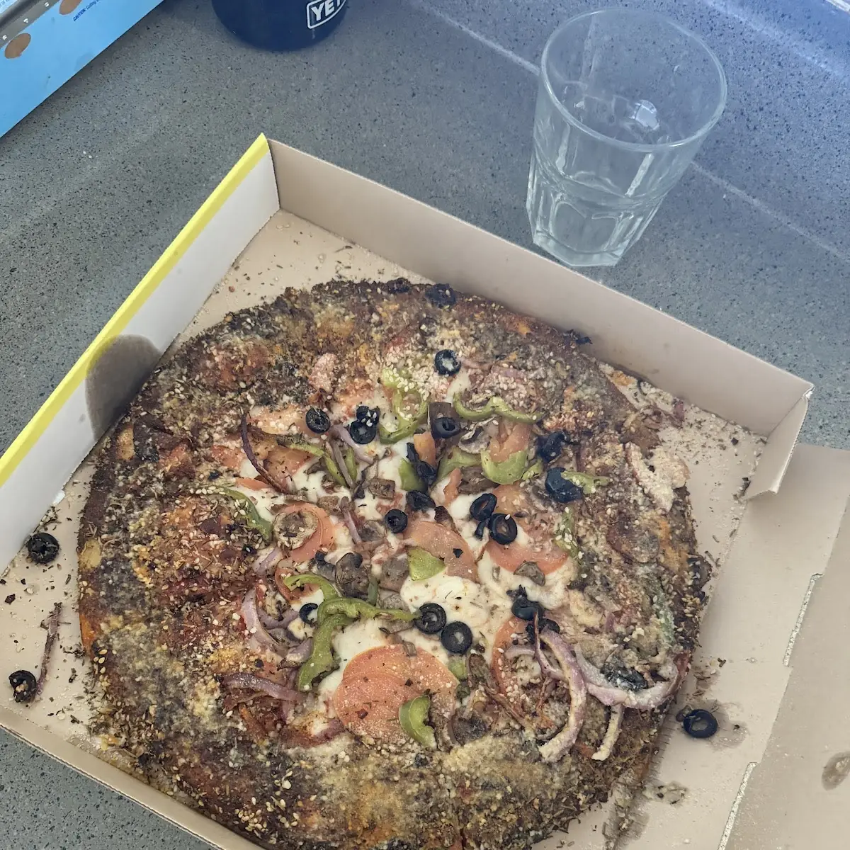 Burnt Pizza