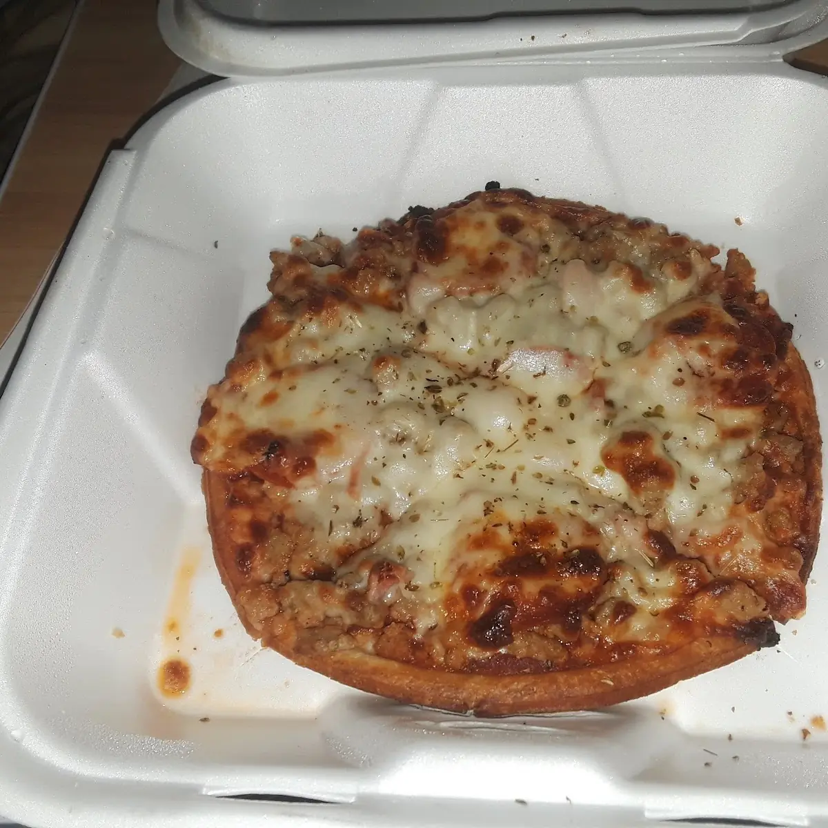 Personal Meat Pizza