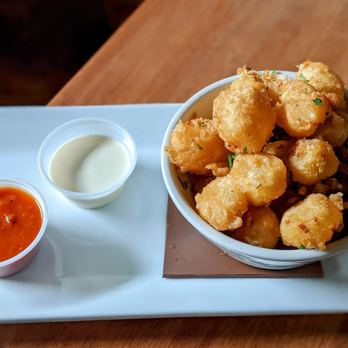 Beer-Battered Wisconsin Cheese Curds